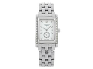 LONGINES, Dolce Vita, Serie nr. 30641679, Ref nr. L5.155.0.16.6, damur, 20,5 x 24,5  (30) mm, stål, quartz, safirglas (repor), liten sekundvisare, briljanter på boetten (32 st, TW/VS, ca 0,32 ctv), originallänk, viklås, Ref nr. 27634, ca 2000, box, ytterkartong.