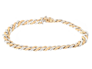 Smycken - ARMBAND, 18K guld/vitguld - View 1