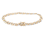 Smycken - ARMBAND, 18K guld/vitguld - View 2