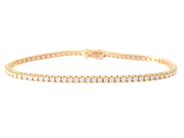 Smycken - TENNISARMBAND, 18K guld - View 1