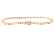 Smycken - TENNISARMBAND, 18K guld - View 2
