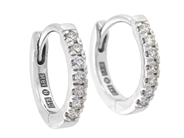 Smycken - ÖRRINGAR, 18K vitguld - View 1