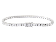 Smycken - TENNISARMBAND, 18K vitguld - View 2