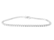 Smycken - TENNISARMBAND, 18K vitguld - View 1