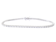 Smycken - TENNISARMBAND, 18K vitguld - View 1