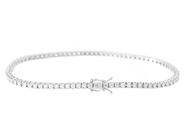 Smycken - TENNISARMBAND, 18K vitguld - View 2
