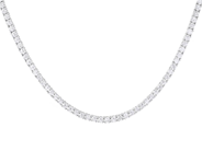 RIVIERECOLLIER, 18K vitguld, 146 briljantslipade diamanter ca 11,00 ctv, ca TW-W/VS-SI, längd 43 cm, vikt 20,1 på auktion i Stockholm, Stockholms län hos Kaplans Auktioner