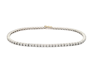 Smycken, TENNISARMBAND, 18K vitguld, i auktion: Moderna – Lördag 15 augusti