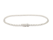 Smycken - TENNISARMBAND, 18K vitguld - View 2