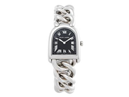 RALPH LAUREN, Stirrup Petit Link, Serie nr. WAGH04559, Boett nr. K00400, damur, 23 mm, stål, quartz, safirglas, integrerad originallänk, längd 175 mm, ca 2020.