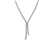COLLIER, 18K vitguld, 304 briljantslipade diamanter 3,05 ctv, TW/W VS, fantasilänk, längd ca 42 cm, kistlås, säkerhetsåtta, vikt ca 51,9 g, svaga fattningar.