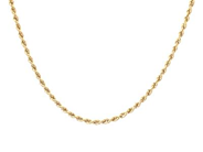 HALSKEDJA, 14K guld, cordellänk, längd 46,5 cm, vikt ca 6,7 g.
