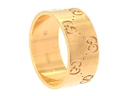 GUCCI, RING, Icon, 18K guld, stl 18, vikt 9,6 g, Made in Italy. Good Condition.