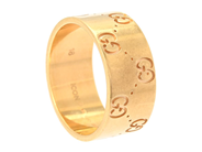 GUCCI, RING, Icon, 18K guld, stl 18, vikt 9,6 g, Made in Italy. Good Condition. på auktion i Stockholm, Stockholms län hos Kaplans Auktioner
