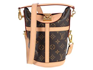 LOUIS VUITTON, VÄSKA, Duffle Bag, Monogram Canvas, guldfärgade beslag, 14x21x14 cm, avtagbar axelrem, dustbag. Very Good Condition.