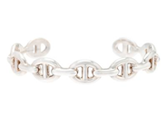 HERMÈS, ARMRING, Chaine d'Ancre Enchaine Bangle, sterlingsilver 925, bredd 1 cm, diameter 5,4 cm, ej originalask. Good Condition.
