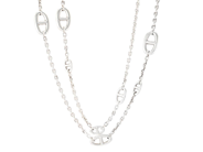 HERMÈS, COLLIER, Farandole Necklace, Ag 925, längd 120 cm, vikt 101 g, märkt 23BD224758, dustbag, ej originala på auktion i Stockholm, Stockholms län hos Kaplans Auktioner