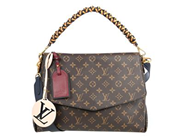 LOUIS VUITTON, VÄSKA, Beaubourg Bag, monogram canvas, orange läder, guldfärgade beslag, 34x24x14 cm, märkt DR3168, år 2018, bag charm, avtagbar axelrem, dustbag, originalkartong. Very Good Condition.