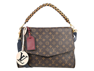 LOUIS VUITTON, VÄSKA, Beaubourg Bag, monogram canvas, orange läder, guldfärgade beslag, 34x24x14 cm, märkt DR3 på auktion i Stockholm, Stockholms län hos Kaplans Auktioner