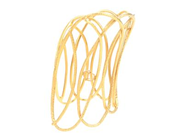 DIOR, ARMBAND, Sculptural Wirework Cuff Bracelet, guldpläterad, diameter 5 cm, diameter 6 cm, längd 8 cm, vikt 50 g, märkt Dior, smyckespåse, originalask. Excellent Condition.