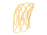 DIOR, ARMBAND, Sculptural Wirework Cuff Bracelet, guldpläterad, diameter 5 cm, diameter 6 cm, längd 8 cm, vikt på auktion i Stockholm, Stockholms län hos Kaplans Auktioner