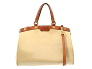 VÄSKA, LOUIS VUITTON, Brea MM, beige monogram vernis, guldfärgade beslag, 33x23x12 cm, märkt VI0131, år 2011, på auktion i Stockholm, Stockholms län hos Kaplans Auktioner