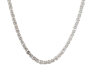 COLLIER, sterlingsilver, kejsarlänk, längd 42 cm, vikt ca 36,1 g. på auktion i Stockholm, Stockholms län hos Kaplans Auktioner