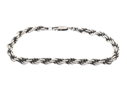 ARMBAND, sterlingsilver, tvinnad, längd 20,7 cm, vikt ca 14,7 g. på auktion i Stockholm, Stockholms län hos Kaplans Auktioner