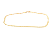 ARMBAND, 14K guld, fantasilänk, längd 18 cm, vikt 0,7 g. på auktion i Stockholm, Stockholms län hos Kaplans Auktioner