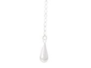 COLLIER, sterlingsilver, ärtlänk, droppe, längd 42 cm, höjd hänge 8,5 cm, vikt ca 5,9 g. på auktion i Stockholm, Stockholms län hos Kaplans Auktioner