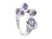 RING, sterlingsilver, cubic zirkonia, stl 16,75+ mm, vikt ca 9,4 på auktion i Stockholm, Stockholms län hos Kaplans Auktioner