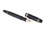 MONTBLANC, reservoarpenna, Meisterstück 149- Pix, svart resin, stift i 18K, Refnr MBDL42SZ6, längd 14,5 cm, bl på auktion i Stockholm, Stockholms län hos Kaplans Auktioner