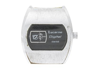 LUCERNE, Digital, Cal BF 582, herrur, 34,5 x 39 mm, vitmetall, manuell, plexiglas, defekt, ca 1970.