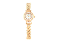 HERMÈS, Faubourg Polka, Serie nr. 3599602, Boett nr. FG7.171, damur, 15.5 mm, 18K rosa guld, quartz, safirglas, pärlemorurtavla med diamanter (4 st. 8/8), briljantkrans (28 st.), integrerad originallänk, längd 165 mm, totalvikt 36,98 gram, ca 2010.