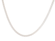 COLLIER, sterlingsilver, fantasilänk, längd 43 cm, vikt ca 11,2 g. på auktion i Stockholm, Stockholms län hos Kaplans Auktioner
