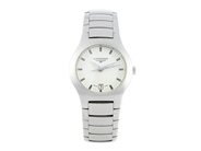 LONGINES, Oposition, Serie nr. 29522993, Boett nr. L3.117.4., damur, 25 mm, stål, quartz, safirglas, datum, integrerad originallänk (längd 150 mm), viklås, Ref nr. 07 27655, ca 2000.