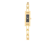 GUCCI, damur, 12 x 23,5 (34) mm, Serie nr. 0143593, Boett nr. 3900L, doublé (20 microns), quartz, safirglas, originallänk, längd 175-180 mm, cert, februari 2001, box, ytterkartong.