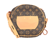 VÄSKA, LOUIS VUITTON, Petite Boite Chapeau, Monogram Canvas, guldfärgade beslag, 22x20x7 cm, märkt DU3108, år på auktion i Stockholm, Stockholms län hos Kaplans Auktioner