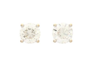 ENSTENSÖRHÄNGEN, 18K vitguld, briljantslipade diamanter 1,41 ct, TW(G)/SI2, Inskription GIA 2156036895 och 2116150080, vikt 2,2 g, stift, GIA Diamond Dossier.