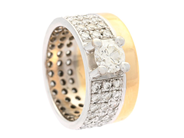 RING, 18K guld/vitguld, briljantslipad diamant 0,70 ct, W(H)/SI1, GIA dossier 1179536077, briljantslipade diam på auktion i Stockholm, Stockholms län hos Kaplans Auktioner