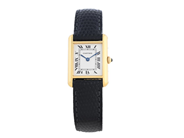 CARTIER, Tank Louis, Cal 157.06, Ref nr. W1512756, Boett nr. MG248871 / 1150, damur, 20,5 x 20 (28) mm, 18K gu på auktion i Stockholm, Stockholms län hos Kaplans Auktioner