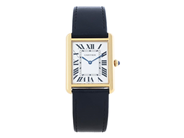 CARTIER, Tank Solo, Cal 690, Ref nr. W1018855, Boett nr. 750294NX/2742, herrur, 27,4 x 28 (34,8) mm, guld/stål på auktion i Stockholm, Stockholms län hos Kaplans Auktioner