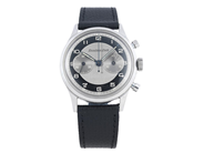 EXCELSIOR PARK, kronograf, Cal 4, Boett nr. 937981, herrur, 37 mm, stål, manuell, plexiglas, läderband, ca 195 på auktion i Stockholm, Stockholms län hos Kaplans Auktioner