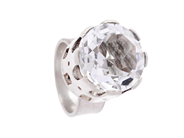 RING, silver, bergskristall, Saarela Arvo, Enköping, år 1967, stl 16,75 mm, vikt ca 11,8 g. på auktion i Stockholm, Stockholms län hos Kaplans Auktioner