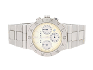BVLGARI, Diagono, Cal 1270 MBBV, Serie nr. L12885, Ref nr. CH 35 S, kronograf, herrur, 35 mm, stål, quartz, sa på auktion i Stockholm, Stockholms län hos Kaplans Auktioner