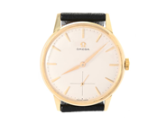 OMEGA, herrur, 34 mm, Cal 268, Serie nr. 18384858, Ref nr. BD 14715, Boett nr. 14715 4, 14K guld, manuell, ple på auktion i Stockholm, Stockholms län hos Kaplans Auktioner