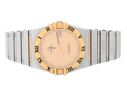 OMEGA, Constellation, Chronometer, Cal 1431, Serie nr. 47737766, Boett nr. 398.0876, herrur, 32,5 mm, stål/gul på auktion i Stockholm, Stockholms län hos Kaplans Auktioner