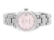 ROLEX, Oyster Perpetual, Datejust 31, "Pink Dial", Chronometer, Ref nr. 178240, Serie nr. 266CH899, Cal 2235, på auktion i Stockholm, Stockholms län hos Kaplans Auktioner