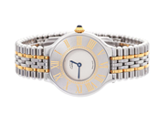 must de CARTIER, Must 21, Cal 90.06, Boett nr. A 03213, damur, 28 mm, bicolour, quartz, mineralglas, integrera på auktion i Stockholm, Stockholms län hos Kaplans Auktioner