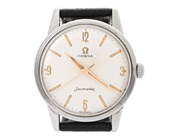 OMEGA, Seamaster, Cal 285, Serie nr. 16923643, Ref nr. CK 14390, Boett nr. 14390-8-SC (CSP), herrur, 35 mm, st på auktion i Stockholm, Stockholms län hos Kaplans Auktioner